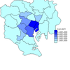 Tokyo 23 Wards Land Price Ranking, 2016