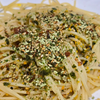 水に浸したパスタで作る絶品ふりかけパスタ！丸美屋「海苔わさび ふりかけ」で簡単豪華な一品😎