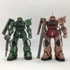 HGUC シャア専用ザク＆量産型ザク メタリックエディション