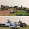 Ki94-2 , Ki64 :1/72: diorama 