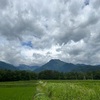 2022/06/27 月曜日　北アルプスに雷雲