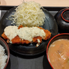 タルタルチキンカツ定食豚汁変更