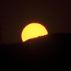 月の出と日の出を狙ったが…