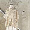 grin / グリン 綿レーヨンドットプリント ワイドシャツ [8243T-012]