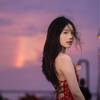 東方漁人埠頭晚霞-ブルーアワー-夜景ポートレート撮影