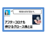 【グロース株の今後】アフターコロナも伸びるグロース株とは