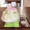 もちもち道明寺＆白あんクリームが絶品！桜のかき氷（サカノウエカフェ @湯島）