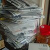 リビングの新聞タワーを片付けたい！ができるかわからない！