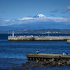 海と空と富士山と