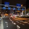 未明クルーズ　「国道１号」。