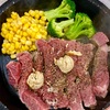 中区新山下・ホームズ新山下の「ペッパーランチ ホームズ新山下店」でワイルドステーキ（２８０ｇ）とライス＆ドリンクセット
