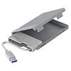 ineo 2.5インチUSB3.0 HHD/SSDの外付けハードドライブケ―ス SATA3.0対応 UASP超高速データ転送モードサポート9.5mm/7mm厚両対応 工具不要 ネジ不要[T2578]