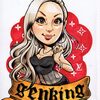 【似顔絵】GENKINGさんのインスタのアイコンに使って頂きました