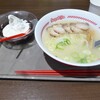 スガキヤ　肉入りラーメン＆クリームぜんざい