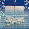 高田大介『記憶の対位法』を読んでいる
