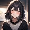 smug (ニヤリ) by Animagine XL 3.1