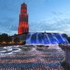 ハウステンボスの花や建物などオランダ風  森の家景観 ㉔