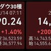 231214米株続伸、日経反落
