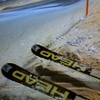ski いろいろ気付きとトレーニングの必要性・・とKeikoさんのブログ更新されて曲を固める・・〔写真：ナイターゲレンデとHEAD iRACE〕