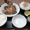 西川口の｢あおき食堂｣でブリカマと頭塩焼き定食を食べました★