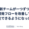 新チームが一つずつ開発フローを改善して自走できるようになった話