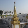 ビルマ・マンダレー特急旅行（３８）白い仏塔の寺院「クドード・パヤー」。