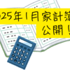 【2025年1月】家計簿公開！収支内訳と反省点