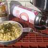 おうちキャンプ飯はベランダで！ 【明太子パスタ】カンタンレシピ！ おいしい！  辛子明太子って、飛鳥時代の皇族（聖徳太子）みたいΣ(ﾟДﾟ)