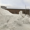 偶然にも雪が人の顔です