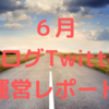 6月分　Twitterとブログの運営レポート