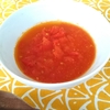 トマトでスープ