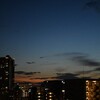 20221008 ベランダからの夕焼け