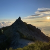 鳳凰三山　地蔵岳～観音岳～薬師岳③　三座縦走し青木鉱泉へ中道を下る　2021.8.1～8.2