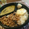 Wおかず弁当 ガパオ＆グリーンカレー＠勝どきアペニンのタイ王国 ソイナナ 