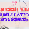 【ミス日本2025】石川満里奈の出身高校は？大学など学歴や父親など家族構成紹介！