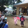 『秋祭り』 懐かしい“南京玉すだれ”　^^!