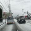 福岡でも寒波で大雪