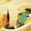 【洗濯】泥んこ遊びで毎日靴を汚す息子。『オキシクリーン×洗濯機』で靴洗いが楽になりました！！