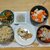 きなこ餅。カボチャ煮。たら。