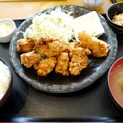 ばばちゃん唐揚げ カメノテ味噌汁 おもいつき