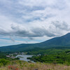 白樺湖と蓼科山