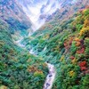 テレビで見る谷川岳の秋の絶景