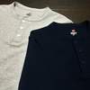 Hanes BEEFY サーマルヘンリーネックロングスリーブTシャツ