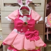 キュアホイップの手作り衣装でプリキュアショーを観に行きました。