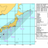 中秋の名月、月餅、団子　−−−　ただし　台風１７号