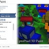 proPixel 3D Paint　ブロックを積み重ねキャラクターや小道具を作る