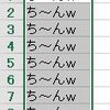 Worksheet_Changeイベントの引数Target(Excel)