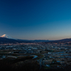 日守山　夕景