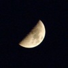上弦の月をオリンパスSP600UZでようやく撮影出来ました。