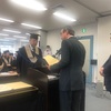 多摩大学大学院学位授与式。